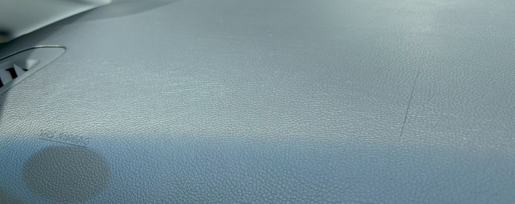 A crack on a dashboard of a Japanese Nissan Elgrand, taken by nissan elgrand importers UK